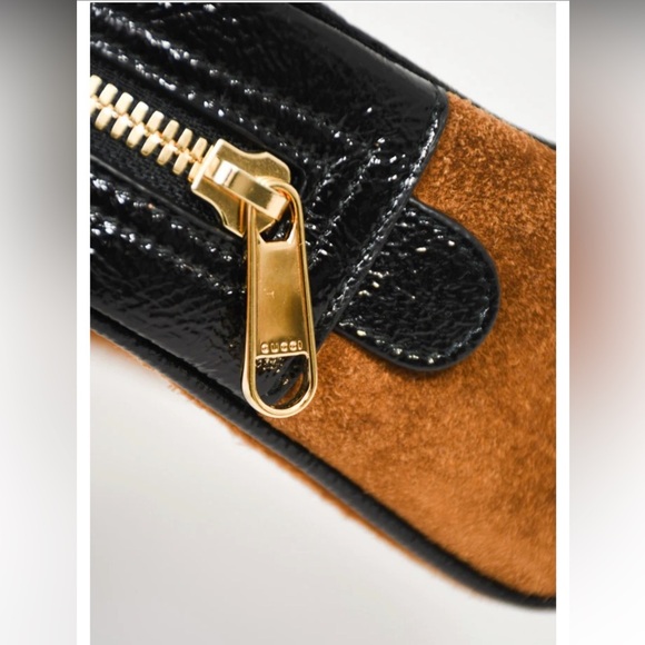 Gucci Brown GG Suede Belt Bag - Picture 7 of 12